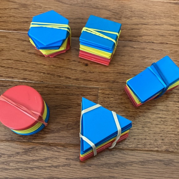 Geometric Shapes Math Manipulatives Bundle (400 approx) - Picture 5 of 13